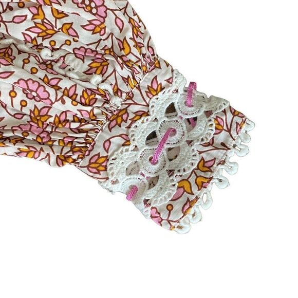 RAHI Francoise Trim Blouse In Pink Shopbop Medium - Picture 7 of 7